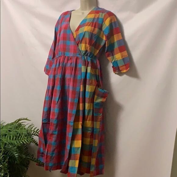 NWT VAJOR ECLECTIC MULTICOLORED DRESS SIZE M - Picture 3 of 7